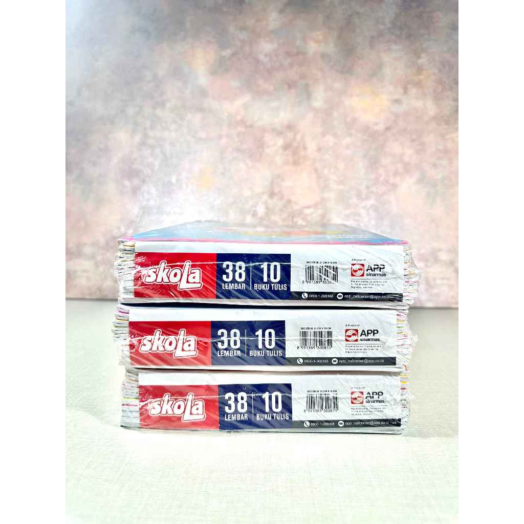 

(PAK)Buku Tulis SIDU Skola 38 Lembar / Buku Tulis Skola 38 Lembar 10 pcs/ Buku Tulis Murah