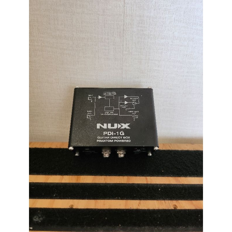 Efek Gitar Nux Di Box With Cabsim PDI 1G Mulus Like New