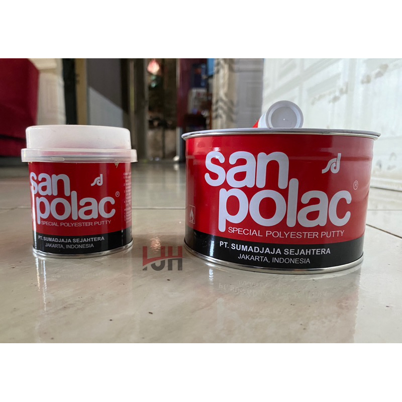 Dempul sanpolac sanpolac motor mobil besi kayu.