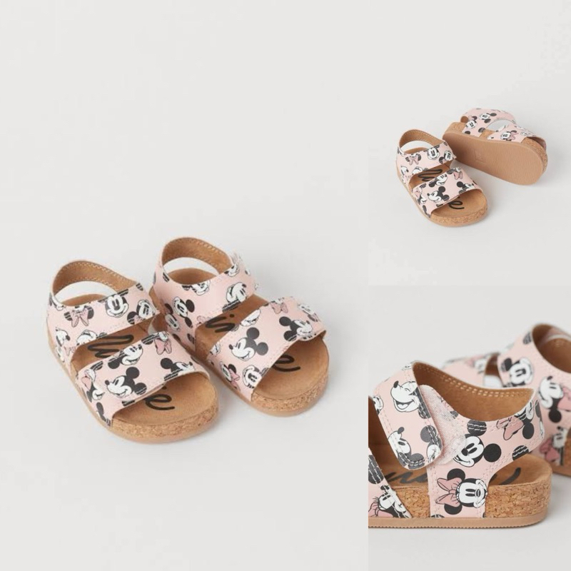 H&M Light Pink Minnie Mouse Sandals SALE
