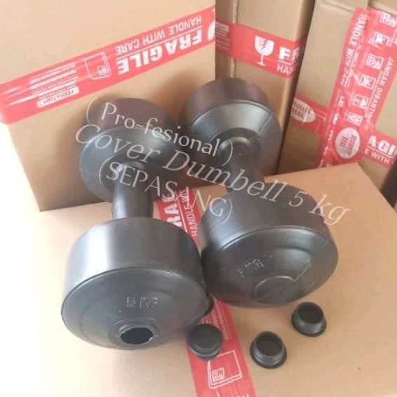 Barbel kosongan 5 kg 2 pcs / barbel 5 kg sepasang tanpa isi