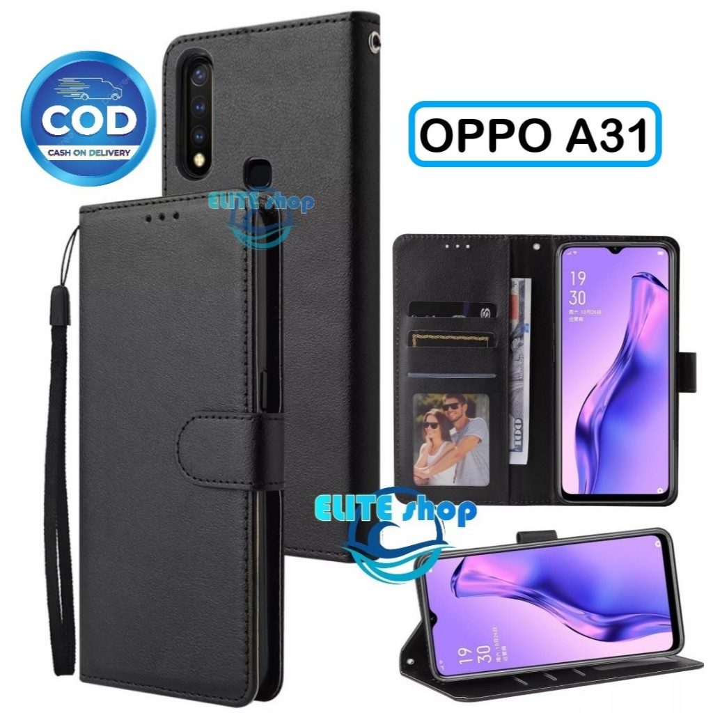 Flip Case OPPO A31 Case Wallet Kulit Casing Dompet Case Wallet Leather Flip Case OPPO A31 Casing hp 