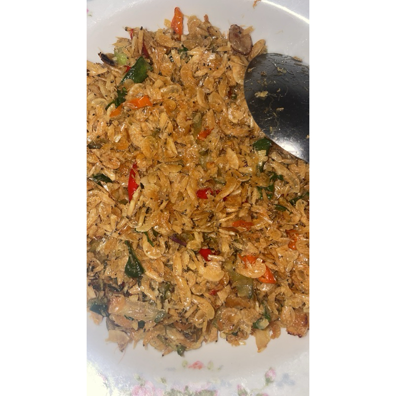 

sambal teri udang rebon