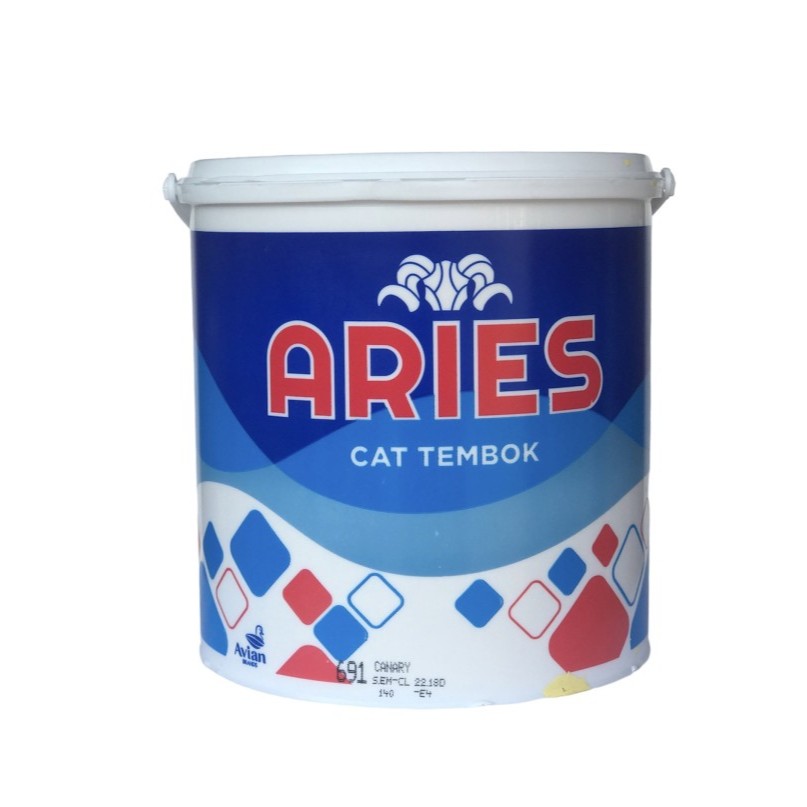 Aries Kambing Cat Tembok 5kg Tahan Jamur terlaris