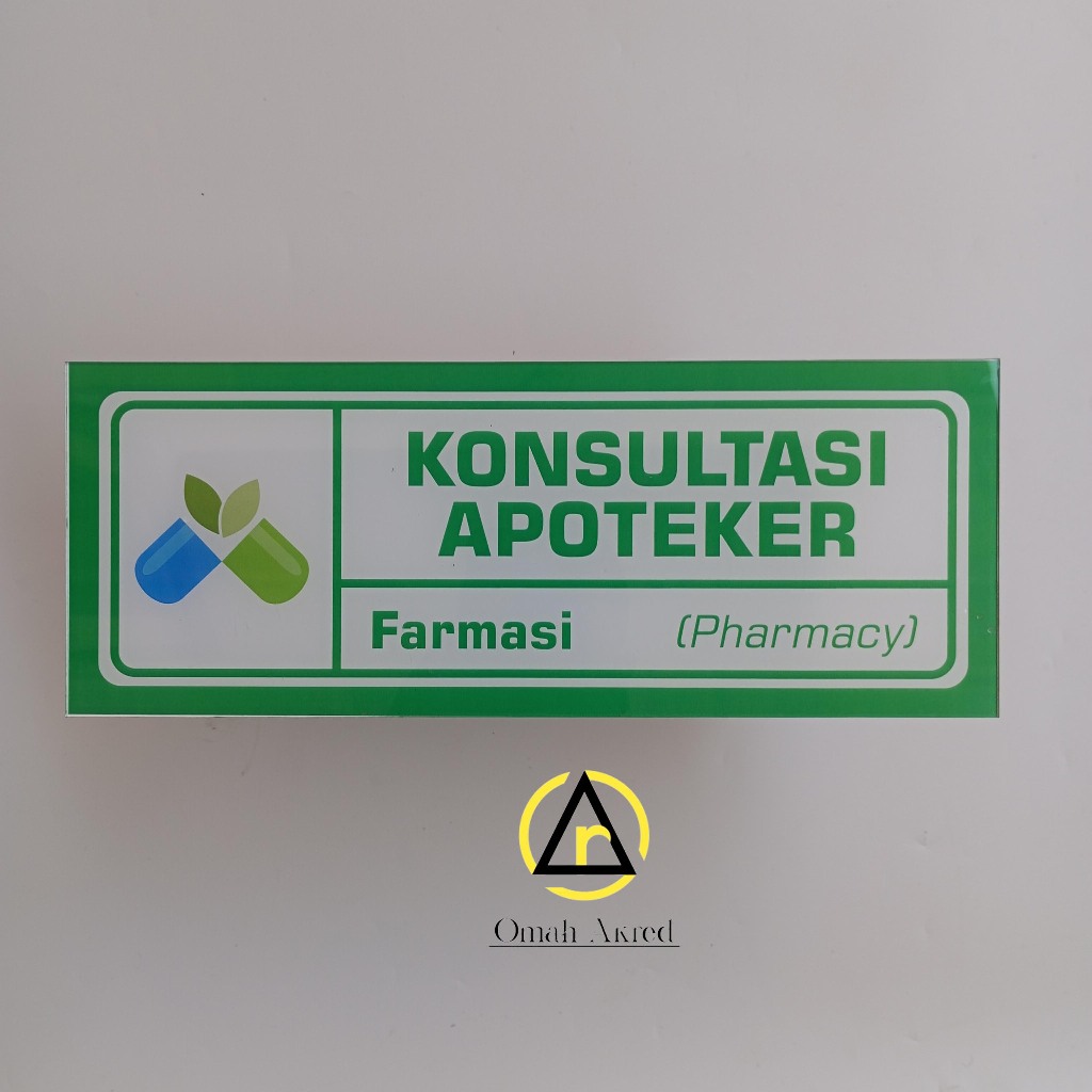 

Akrilik Ruang Konsultasi Apoteker - Farmasi - Apotek - Kesehatan