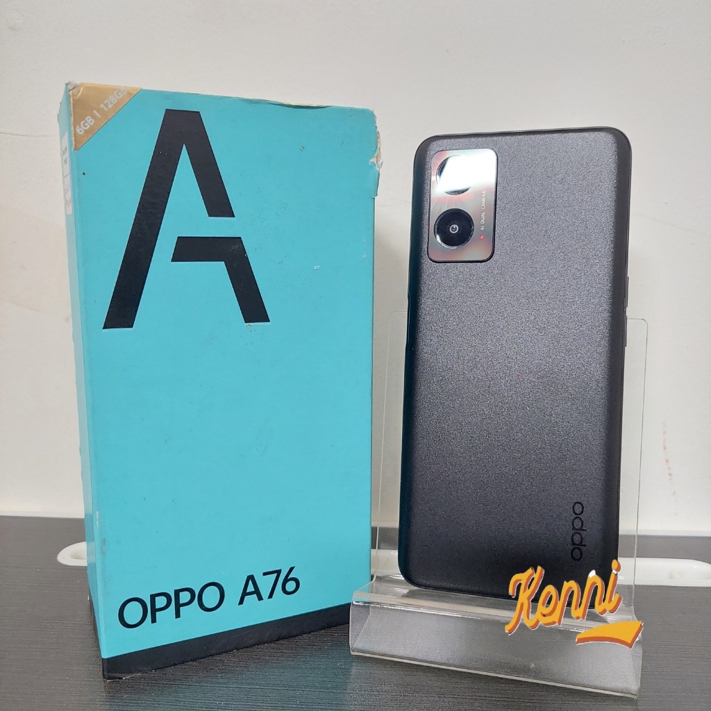 Oppo A76 6/128 SECOND FULLSET ORIGINAL RESMI