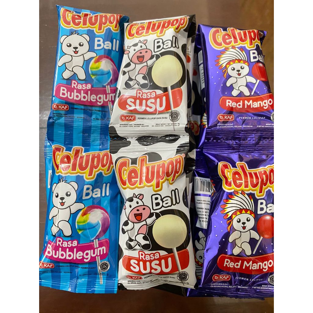 Permen Tangkai Lolipop Celupop isi 10 Pcs @7gram