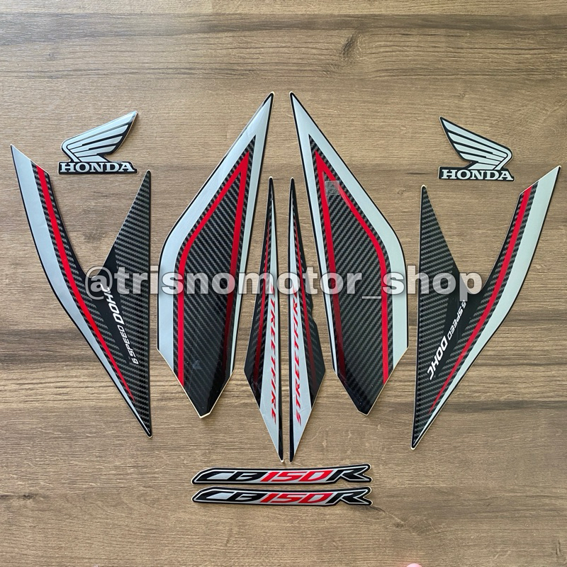 Sticker Lis Striping CB150R 2016 2015 | stiker bodi motor cb150r led new | cb150r 2015 2016 hitam