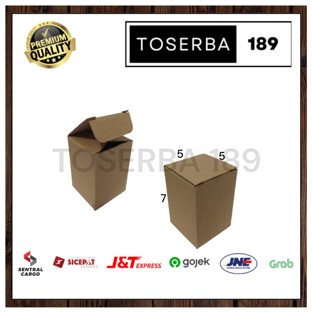 

kardus packing diecut/box pizza uk 5x5x7 cm