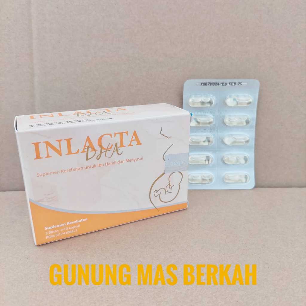 INLACTA DHA inlacta dha kapsul - suplemen Fish Oil, DHA, EPA untuk ibu hamil dan menyusui