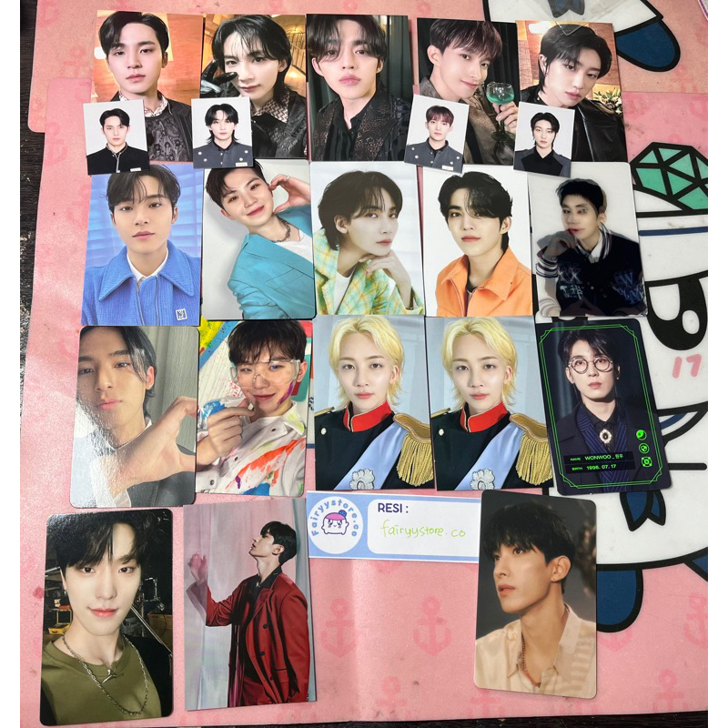 SALE clearance sale pc official photocard svt seventeen pc mingyu fml jeonghan deluxe wonwoo pob dk 