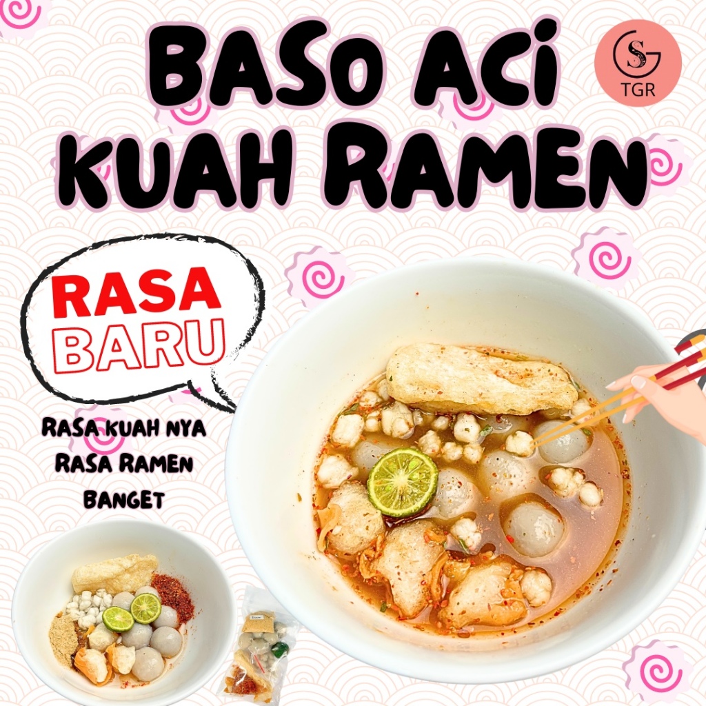 

[KUAH RAMEN] 1 Bks Baso Aci Kuah Kaldu Ramen Hotpot Instan