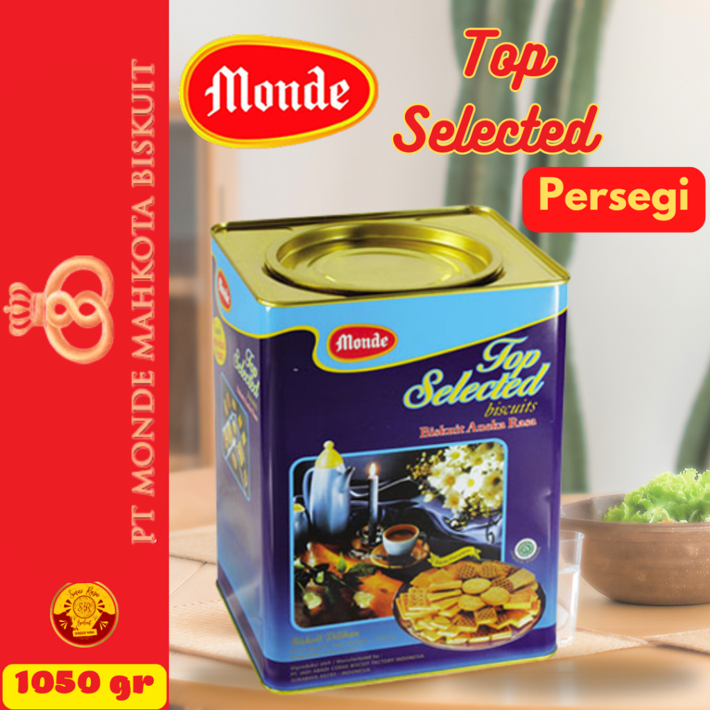 

Monde Top Selectes Persegi Kaleng 1050 gram [ PROMO TERBATASS ]