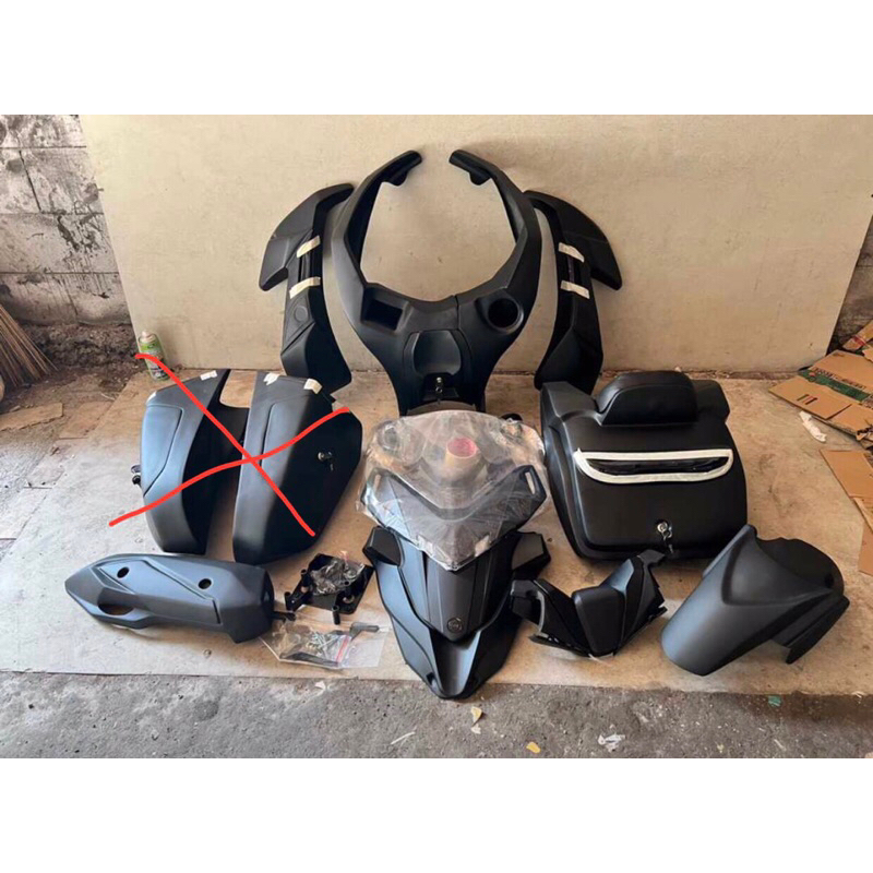 Paket bodi Baby Goldwing tanpa side box utk PCX 150 & PCX 160