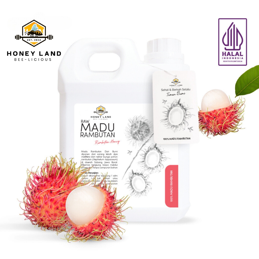 

Honey Land Madu Rambutan 1kg