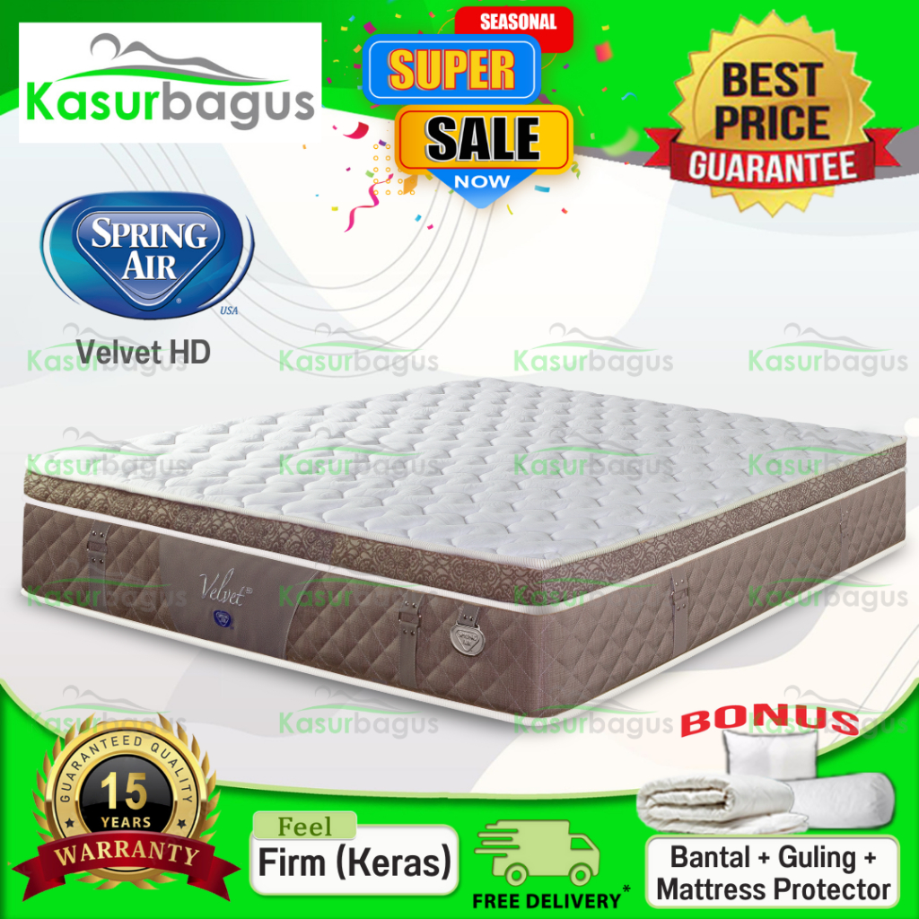 Spring Air Kasur Springbed New Velvet HD - Kasur Saja 200x200