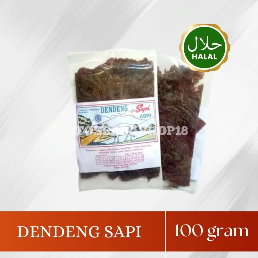 

Makanan Siap Saji / Dendeng Sapi Cap Asri 100gr