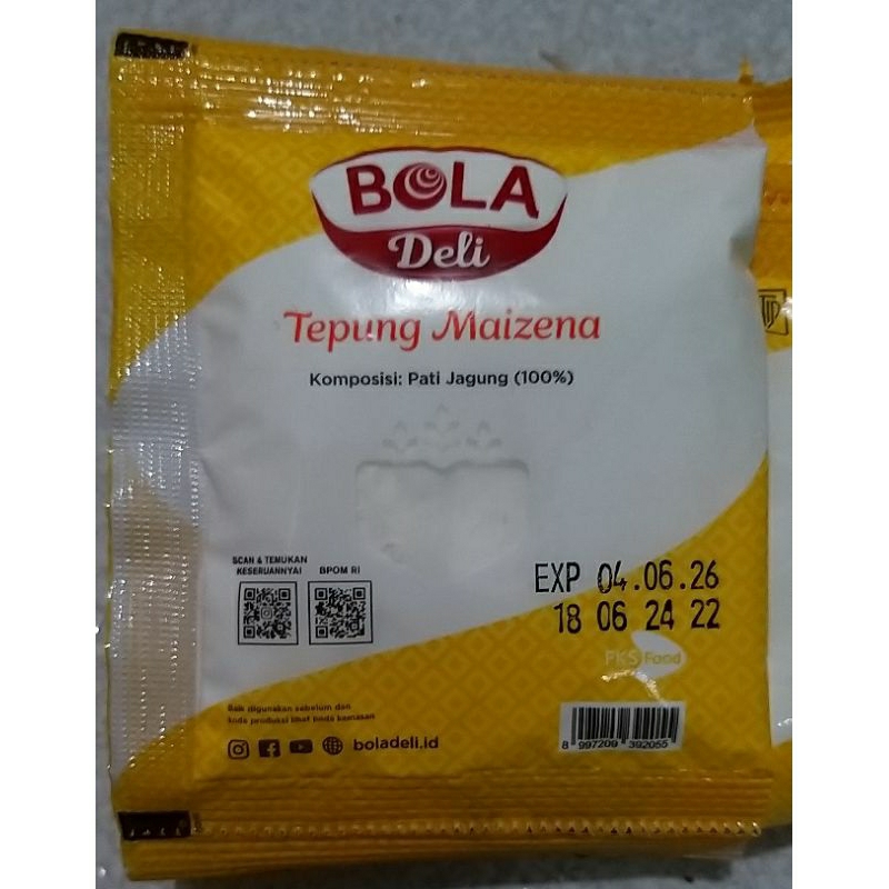 

Tepung Maizena Bola Deli 20gr