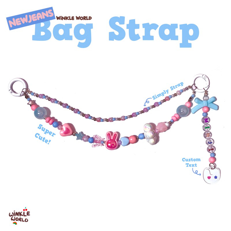 Concert Bag Strap New Jeans / Gantungan Hiasan NewJeans Tas Konser