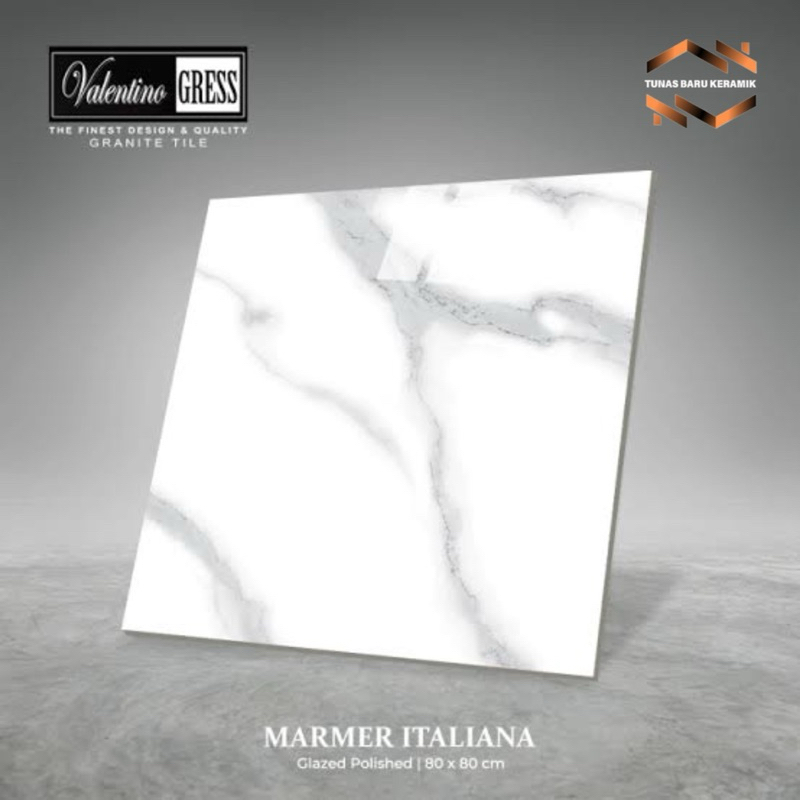 Granit lantai 80x80 valentino gress marmer italian | Glazed polished