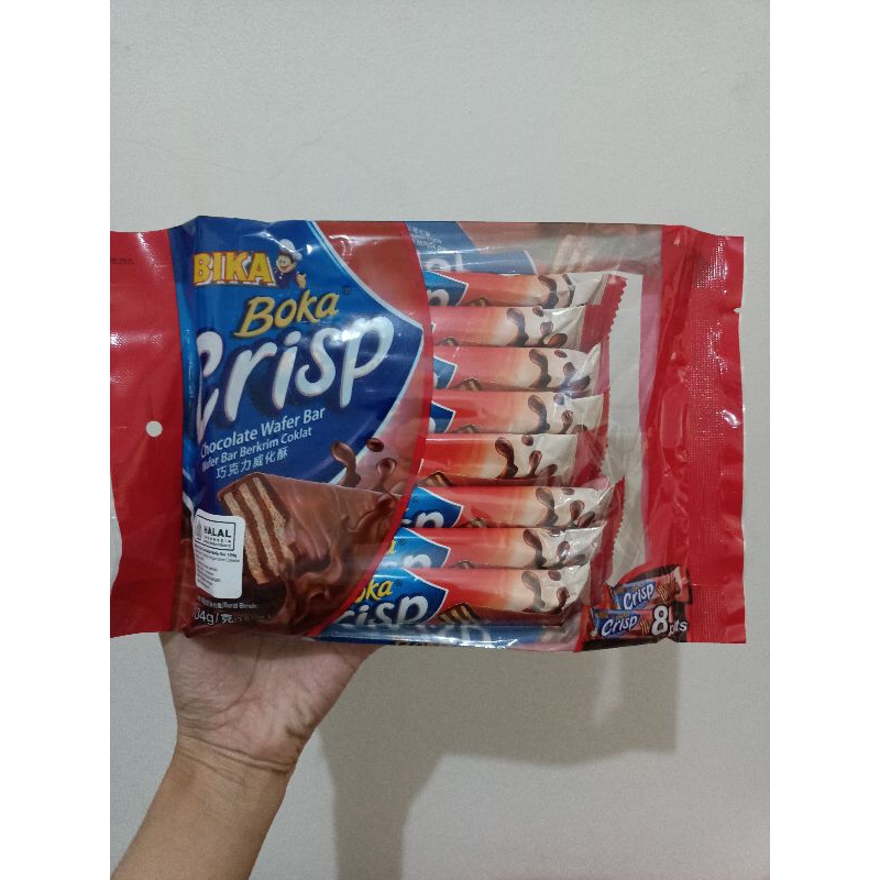 

BIKA BOKA CRISP CHOCOLATE WAFER 104GR (ISI 8PCS)