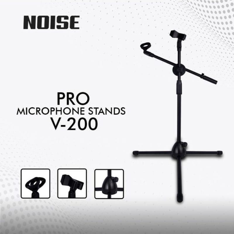 STAND MIC CAGAK MIC NOISE V200