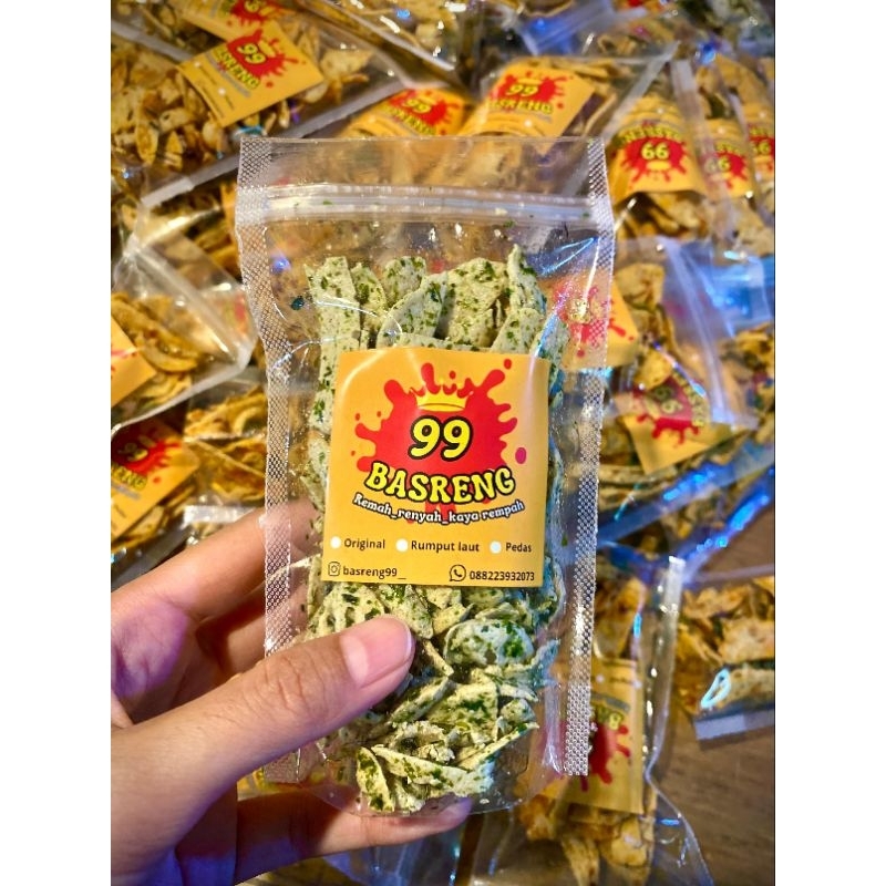 

basreng rumput laut premium