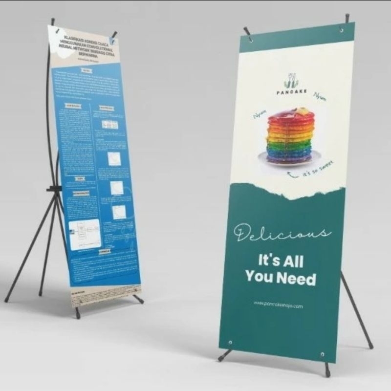 

Jasa design banner poster makanan/stand/bazar/lomba karya ilmiah murah