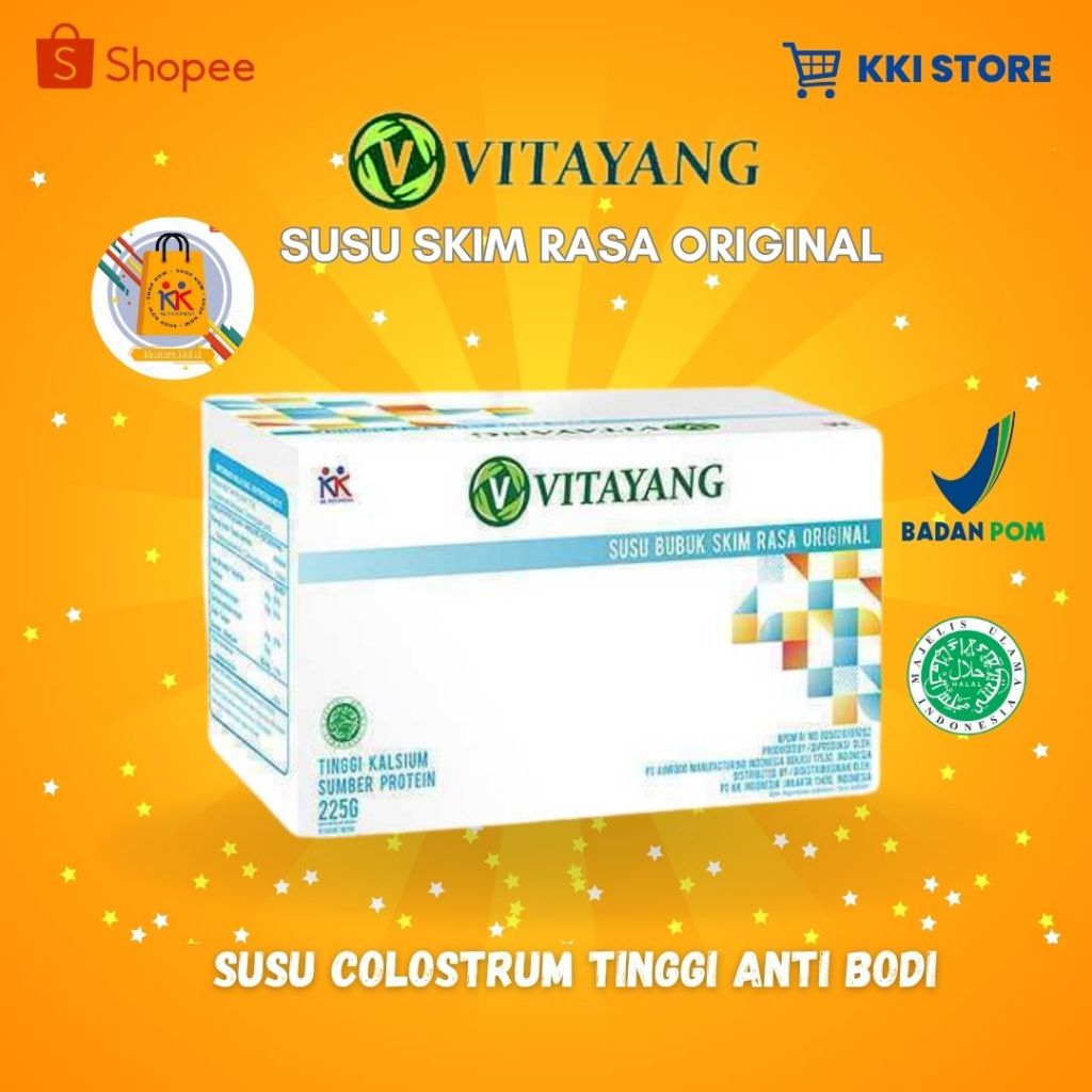 

VITAYANG SUSU SKIM COLOSTRUM SAPI (15 Sachet)