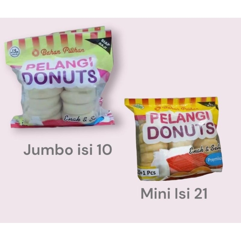 

Donat Pelangi Frozen Siap Goreng