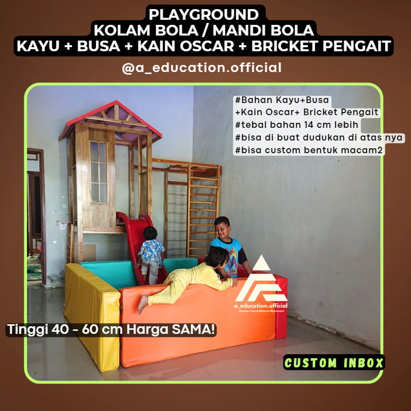 Custom brakiasi Custom mandi bola custom playground