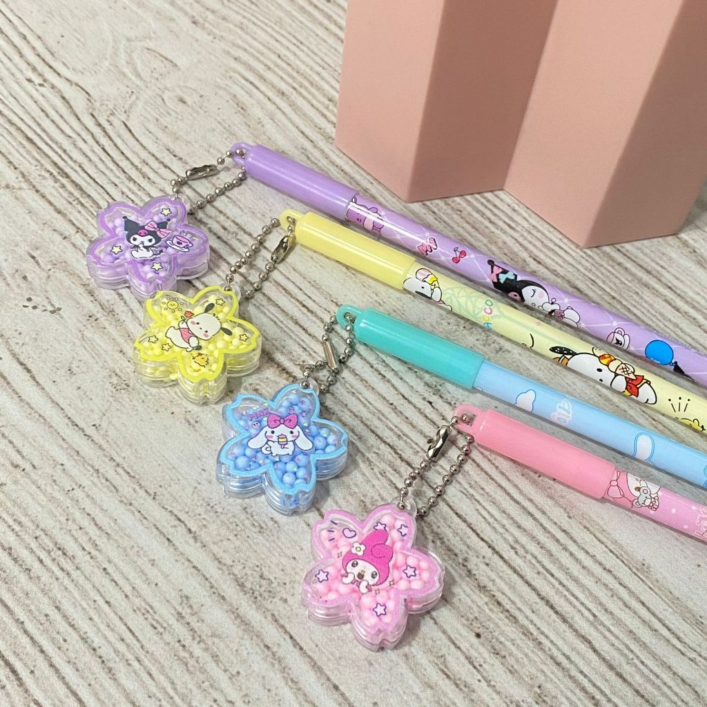 

RB (12 PCS) PULPEN GANTUNGAN KEMBANG BOLA SANRIO PG-1308 BUNGA SAKURA PEN PENA BOLPEN BOLPOIN MELODY