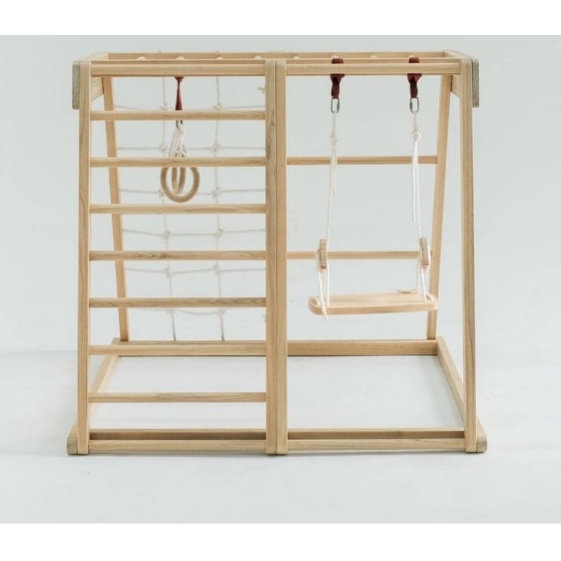 BRAKIASI TANGGA KAYU/MAINAN ANAK PROSOTAN/MAINAN AYUNAN BAHAN KAYU JATI/MAHONI