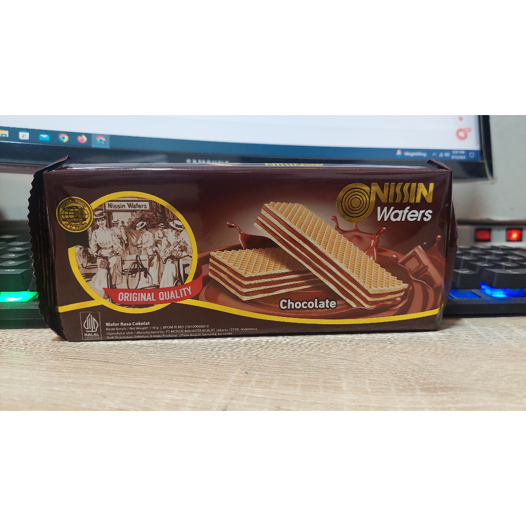 Nissin Wafer Chocolate 110 gr | Nissin Wafer Chocolate | Wafer Chocolate 110 gr