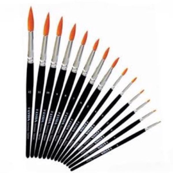 

COBAIN YUK Round Brush Kuas Bulat Lyra No 12