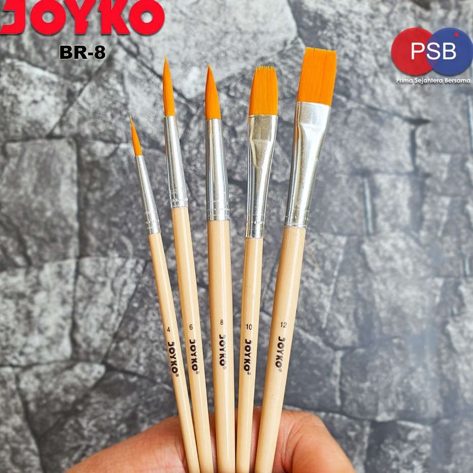 

GROSIRAN MURAH Kuas BR8 Brush Set Kuas Lukis Set 5