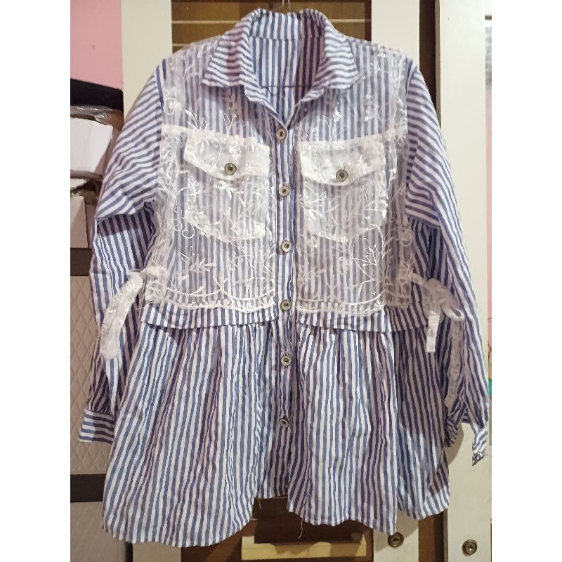 BLOUSE SALUR RENDA / ATASAN WANITA MEIJIWANG