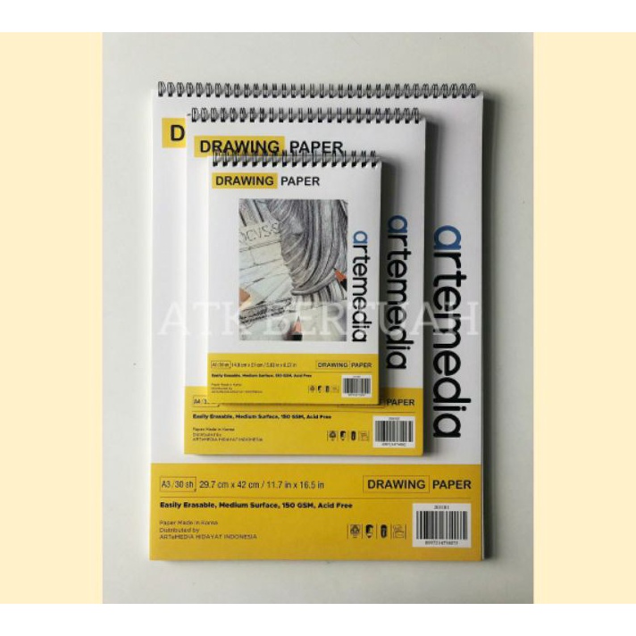 

STOK SEDIKIT ARTEMEDIA WIRE RING DRAWING SKETCH BOOK BUKU GAMBAR SKETSA A3 A4 A5