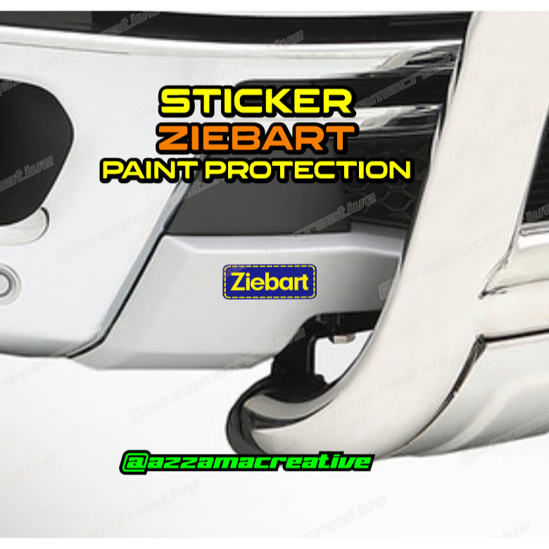 Sticker sign Ziebart berkualitas