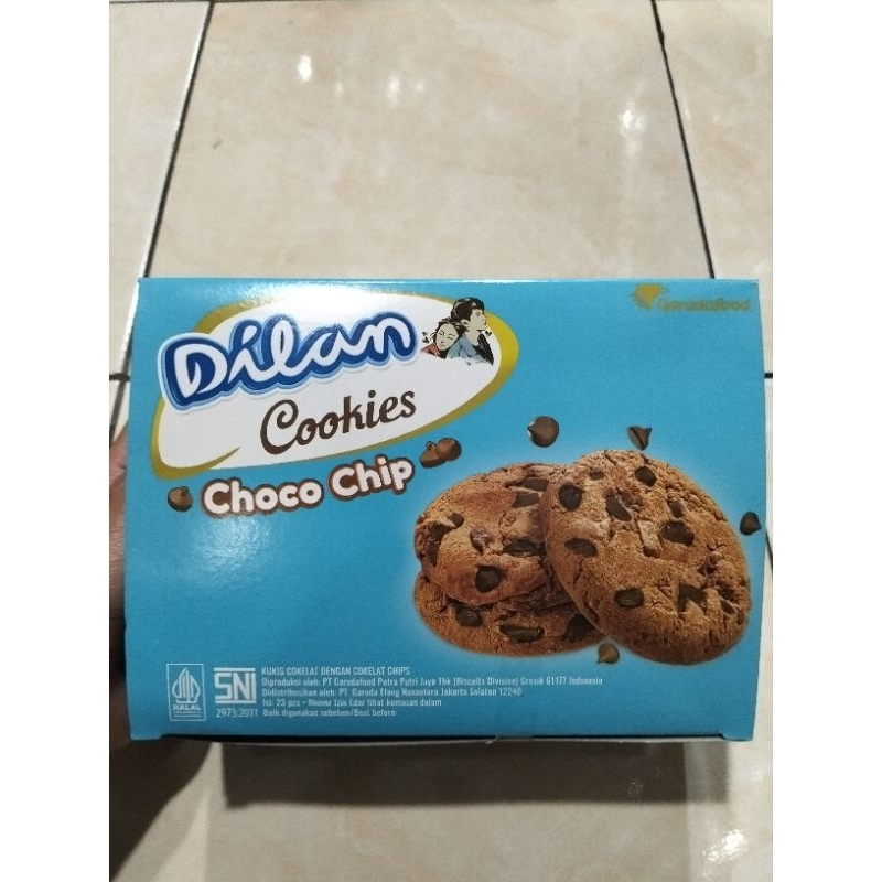 

Dilan Cookies choco chip 12gr isi 23pcs