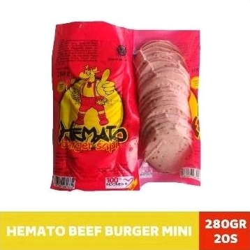 

Burger Beef Patties Mini Isi 20 pcs HEMATO 280gr