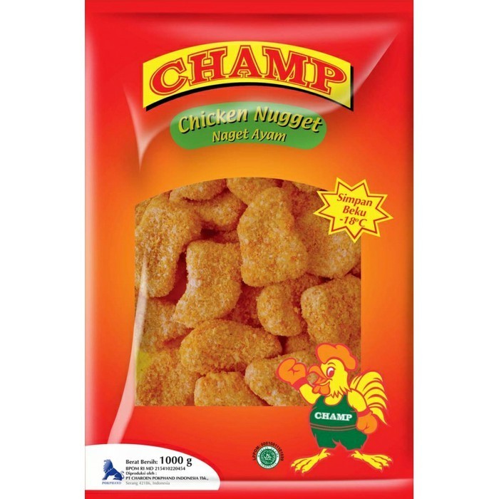 

Champ Chicken Nugget 1kg / Champ Nugget Ayam 1kg