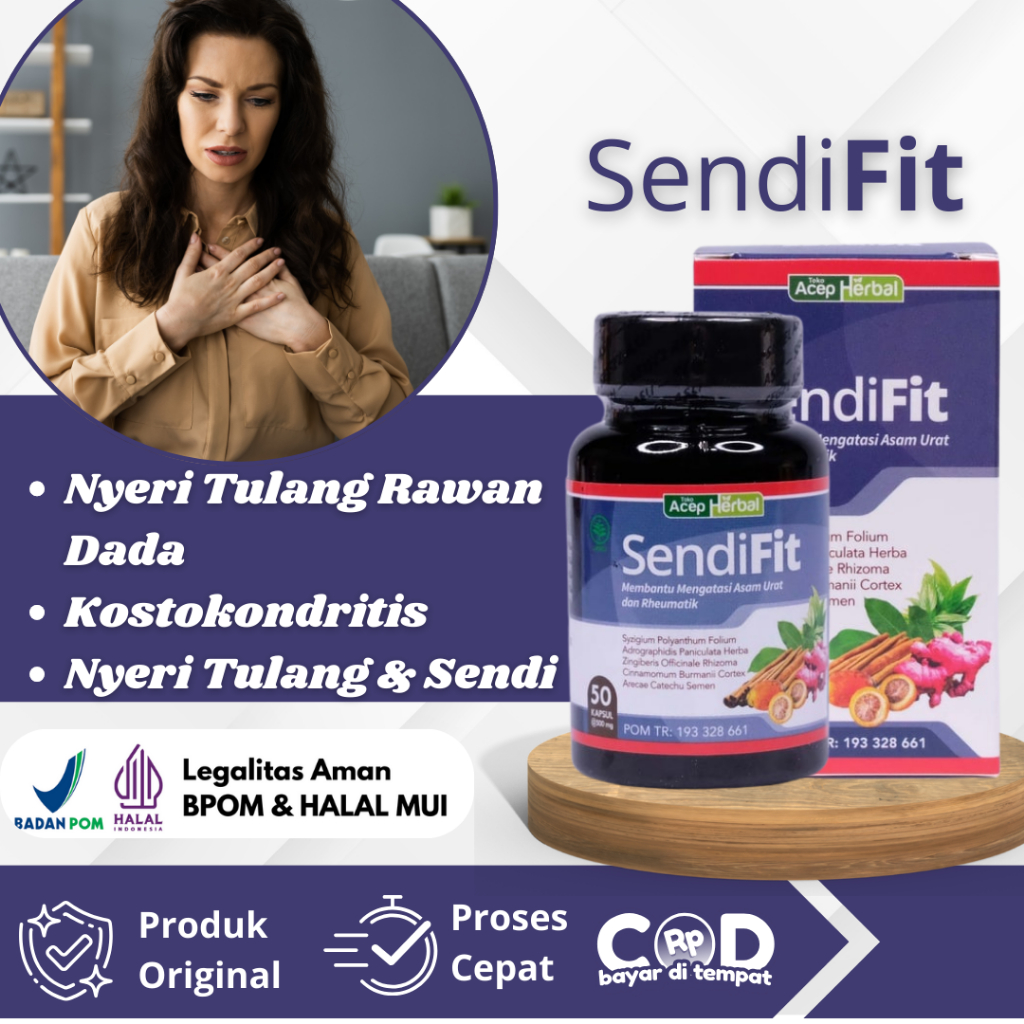 Obat Kostokondritis, Radang Tulang Rawan Dada, Nyeri Dada, Sakit Tulang Rusuk, Dada Ngilu Linu, Saki