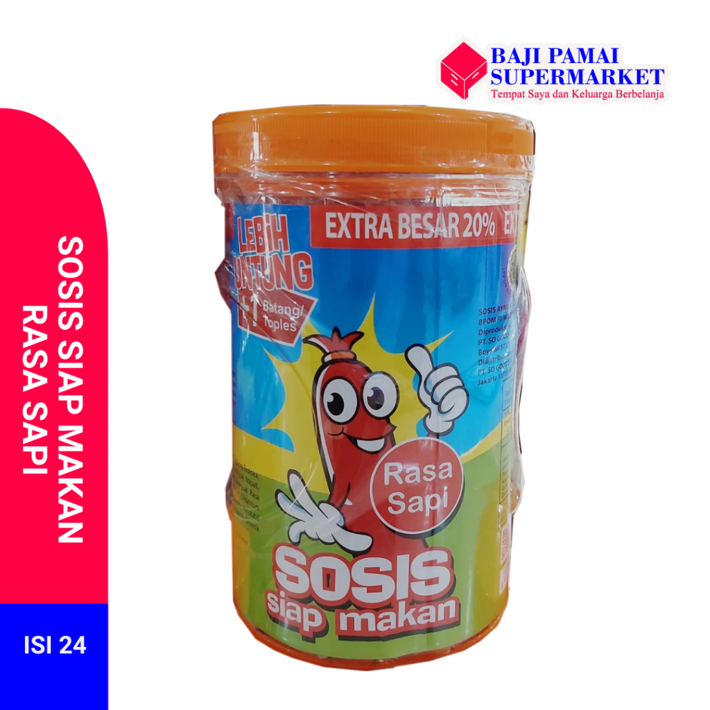 

Sosis Rasa Sapi isi 24 / Siap makan