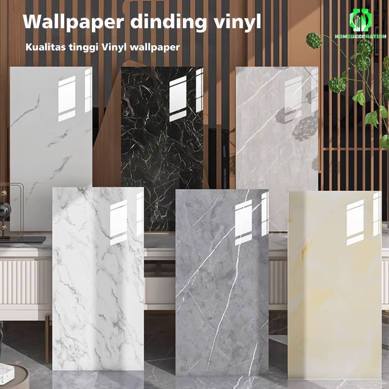 Wallpaper dinding 30 x 60 cm Marble / Stiker Cabinet Marbel / Lantai Vinyl Marbel Granit