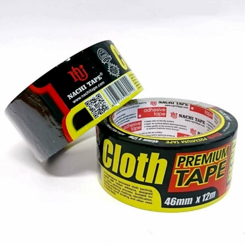 

Nachi Cloth Tape 46mm Lakban Kain Plakban Selotip Isolasi Solasi Murah