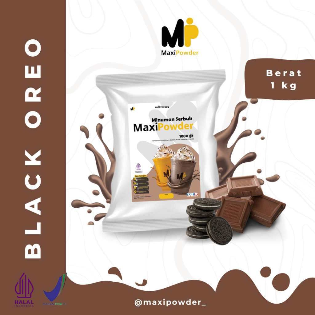 

Bubuk Minuman Rasa Black Rodreo 1kg / Minuman Kekinian Black Rodreo Termurah / MaxiPowder