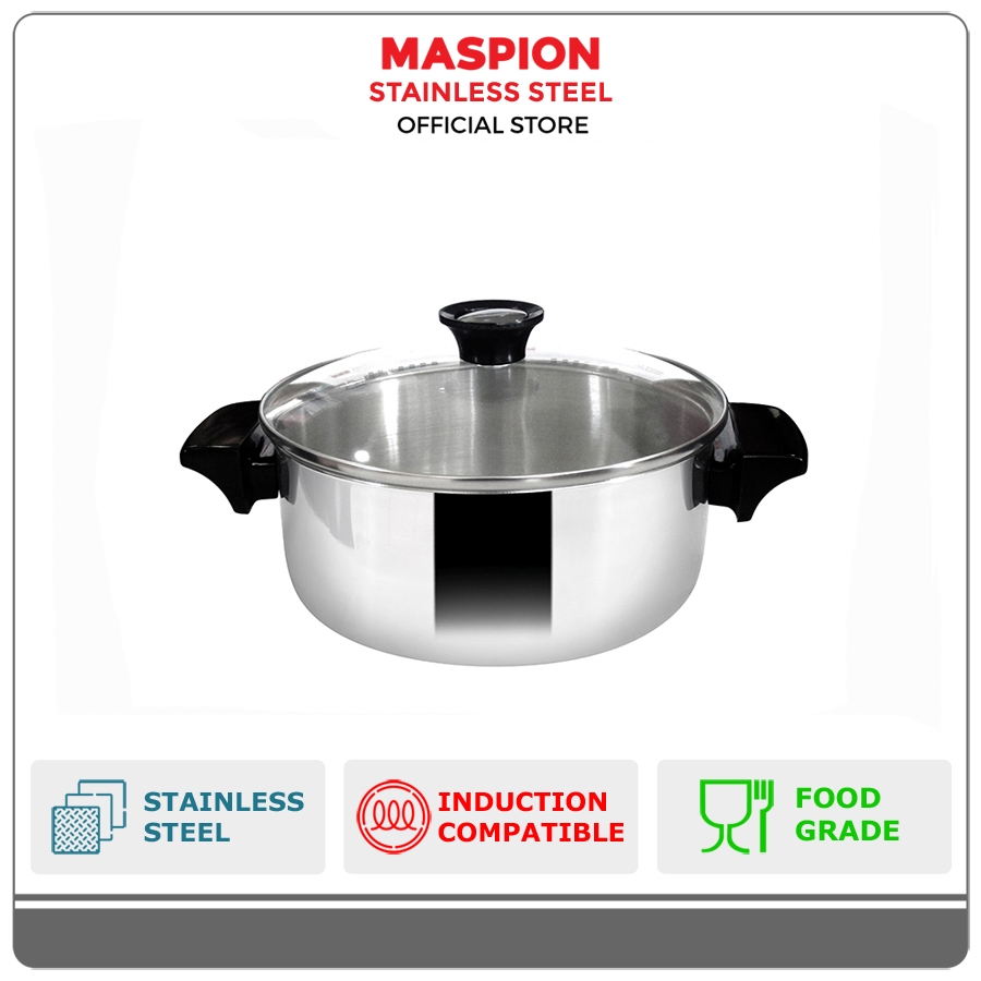 Maspion Panci Stainless Steel Dutch Oven Modesto 18 cm