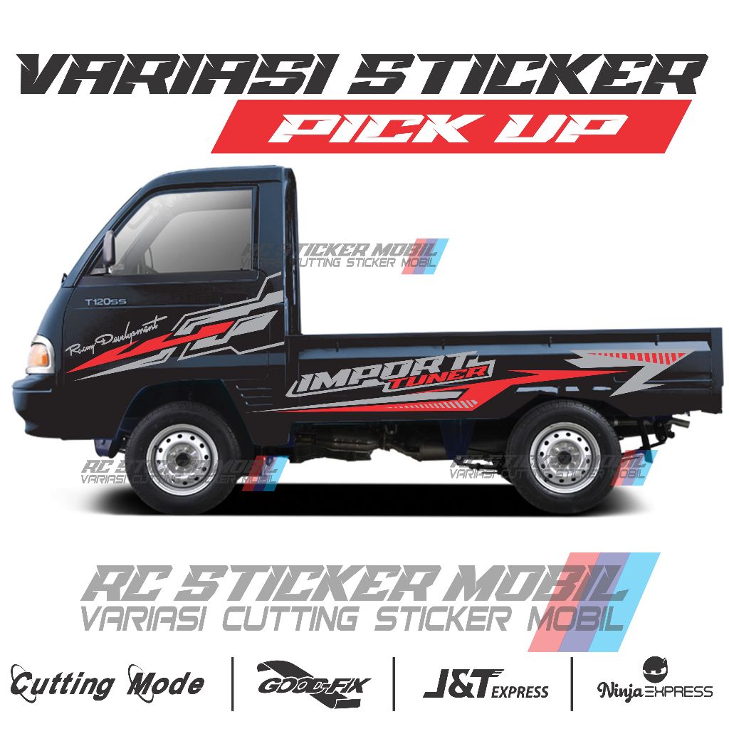 stiker mobil pickup carry futura Stiker Pickup Indonesia stiker Striping Mobil Pickup