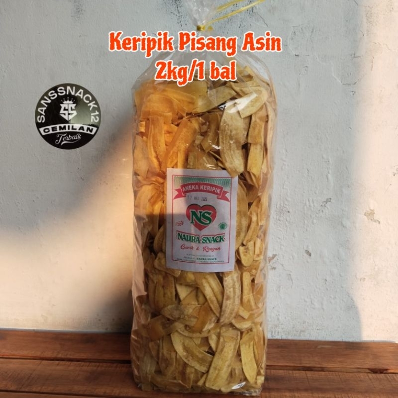 

INSTAN ~ Keripik Pisang Asin 2kg / 1 ball